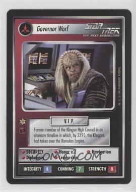 1995 Star Trek CCG: Alternate Universe - [Base] #_GOWO - Governor Worf