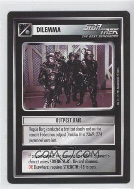 1995 Star Trek CCG: Alternate Universe - [Base] #_OURA - Dilemma - Outpost Raid