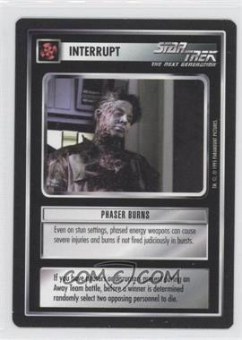 1995 Star Trek CCG: Alternate Universe - [Base] #_PHBU - Interrupt - Phaser Burns