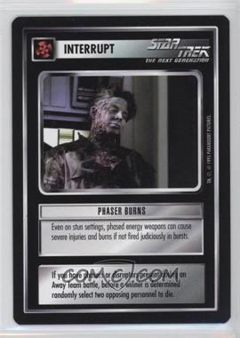 1995 Star Trek CCG: Alternate Universe - [Base] #_PHBU - Interrupt - Phaser Burns