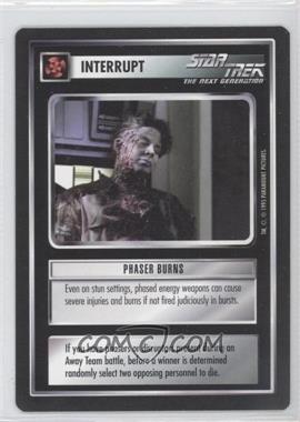 1995 Star Trek CCG: Alternate Universe - [Base] #_PHBU - Interrupt - Phaser Burns