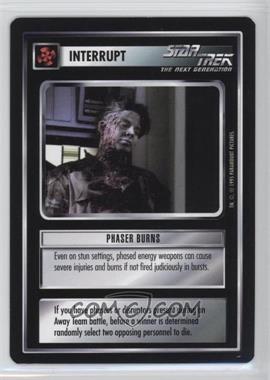 1995 Star Trek CCG: Alternate Universe - [Base] #_PHBU - Interrupt - Phaser Burns