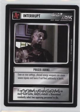 1995 Star Trek CCG: Alternate Universe - [Base] #_PHBU - Interrupt - Phaser Burns