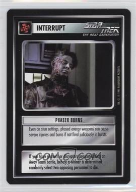 1995 Star Trek CCG: Alternate Universe - [Base] #_PHBU - Interrupt - Phaser Burns