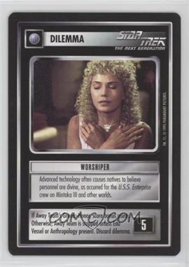 1995 Star Trek CCG: Alternate Universe - [Base] #_WORS - Dilemma - Worshiper