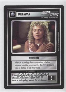 1995 Star Trek CCG: Alternate Universe - [Base] #_WORS - Dilemma - Worshiper