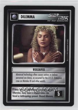 1995 Star Trek CCG: Alternate Universe - [Base] #_WORS - Dilemma - Worshiper