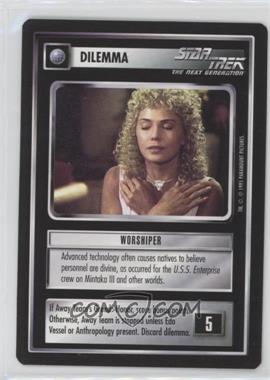 1995 Star Trek CCG: Alternate Universe - [Base] #_WORS - Dilemma - Worshiper