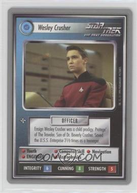 1995 Star Trek CCG: Premiere - Collector's Tin [Base] #_WECR - Wesley Crusher [EX to NM]