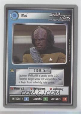 1995 Star Trek CCG: Premiere - Collector's Tin [Base] #_WORF - Worf