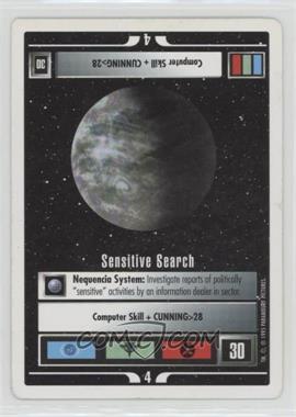 1995 Star Trek CCG: Warp Pack - [Base] #_SESE - Sensitive Search