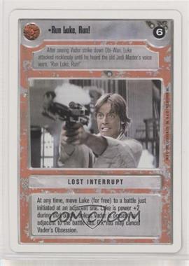 1995 Star Wars CCG: Premiere - 2-Player Starter #RLRU - Run Luke, Run!