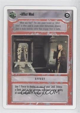 1995 Star Wars CCG: Premiere - [Base] - Unlimited White Border #_AFMI - Affect Mind