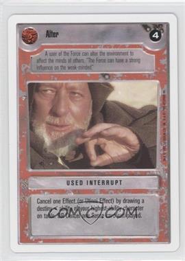 1995 Star Wars CCG: Premiere - [Base] - Unlimited White Border #_ALLI - Alter (Light)