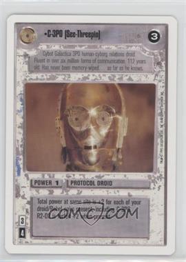 1995 Star Wars CCG: Premiere - [Base] - Unlimited White Border #_C3PO - C-3PO (See-Threepio)