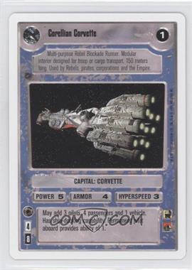 1995 Star Wars CCG: Premiere - [Base] - Unlimited White Border #_COCO - Corellian Corvette