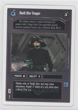 1995 Star Wars CCG: Premiere - [Base] - Unlimited White Border #_DSTR - Death Star Trooper