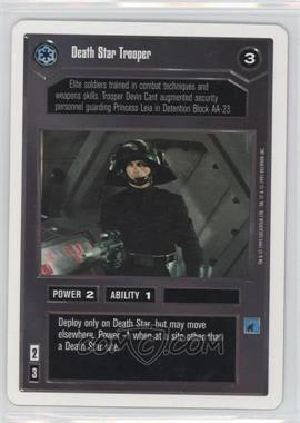 1995 Star Wars CCG: Premiere - [Base] - Unlimited White Border #_DSTR - Death Star Trooper