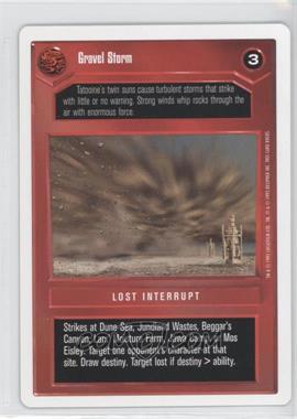 1995 Star Wars CCG: Premiere - [Base] - Unlimited White Border #_GRST - Gravel Storm