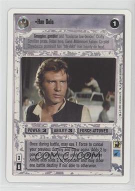 1995 Star Wars CCG: Premiere - [Base] - Unlimited White Border #_HASO - Han Solo