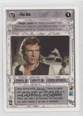 1995 Star Wars CCG: Premiere - [Base] - Unlimited White Border #_HASO - Han Solo