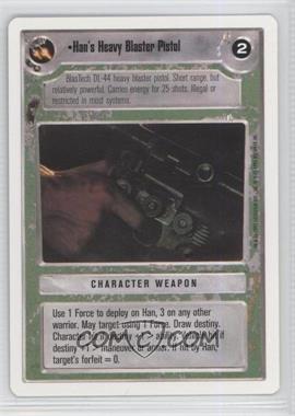 1995 Star Wars CCG: Premiere - [Base] - Unlimited White Border #_HHBP - Han's Heavy Blaster Pistol