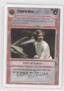 1995 Star Wars CCG: Premiere - [Base] - Unlimited White Border #_ICBW - It Could Be Worse
