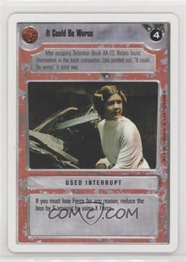 1995 Star Wars CCG: Premiere - [Base] - Unlimited White Border #_ICBW - It Could Be Worse