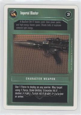 1995 Star Wars CCG: Premiere - [Base] - Unlimited White Border #_IMBL - Imperial Blaster [EX to NM]