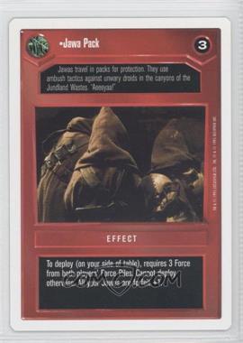 1995 Star Wars CCG: Premiere - [Base] - Unlimited White Border #_JAPA - Jawa Pack