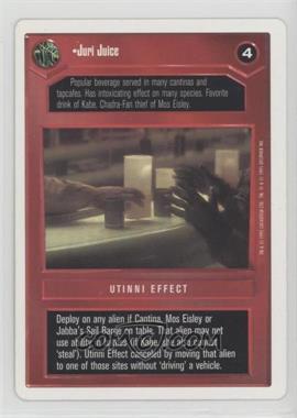 1995 Star Wars CCG: Premiere - [Base] - Unlimited White Border #_JUJU - Juri Juice