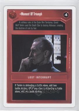 1995 Star Wars CCG: Premiere - [Base] - Unlimited White Border #_MOTR - Moment of Truimph