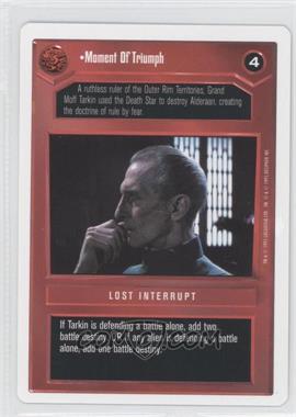 1995 Star Wars CCG: Premiere - [Base] - Unlimited White Border #_MOTR - Moment of Truimph