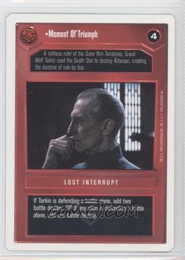 1995 Star Wars CCG: Premiere - [Base] - Unlimited White Border #_MOTR - Moment of Truimph