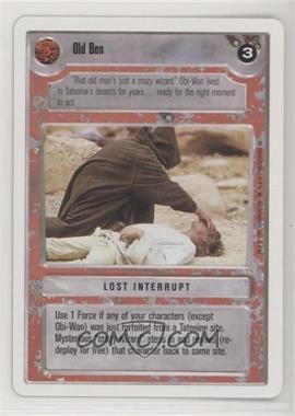 1995 Star Wars CCG: Premiere - [Base] - Unlimited White Border #_OLBE - Old Ben