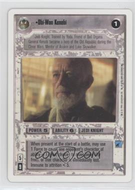 1995 Star Wars CCG: Premiere - [Base] - Unlimited White Border #_OWKE - Obi-Wan Kenobi [EX to NM]