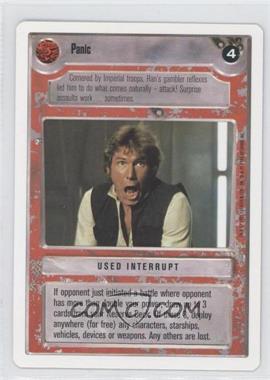 1995 Star Wars CCG: Premiere - [Base] - Unlimited White Border #_PANI - Panic