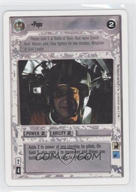 1995 Star Wars CCG: Premiere - [Base] - Unlimited White Border #_POPS - Pops