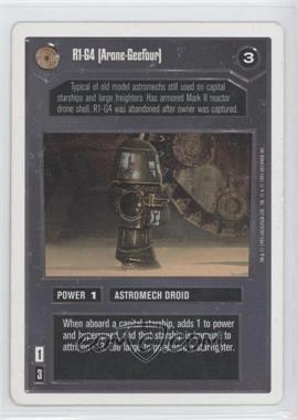 1995 Star Wars CCG: Premiere - [Base] - Unlimited White Border #_ROGF - R1-G4 [Noted]