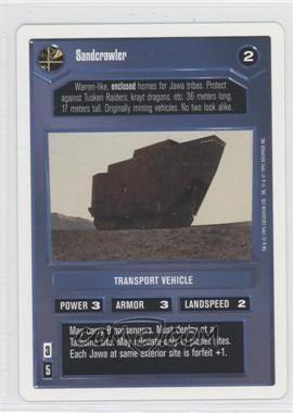 1995 Star Wars CCG: Premiere - [Base] - Unlimited White Border #_SAND - Sandcrawler (Dark)