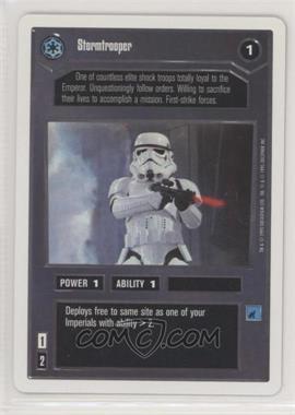 1995 Star Wars CCG: Premiere - [Base] - Unlimited White Border #_STOR - Stormtrooper