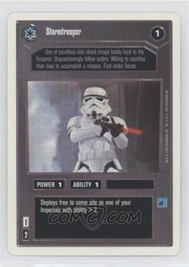 1995 Star Wars CCG: Premiere - [Base] - Unlimited White Border #_STOR - Stormtrooper