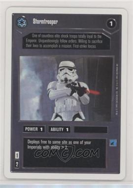 1995 Star Wars CCG: Premiere - [Base] - Unlimited White Border #_STOR - Stormtrooper