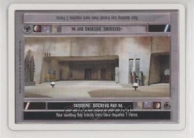 1995 Star Wars CCG: Premiere - [Base] - Unlimited White Border #_TADB - Tatooine: Docking Bay 94 (Dark)