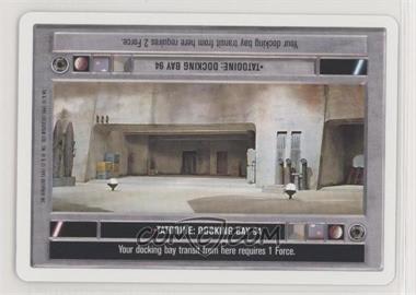 1995 Star Wars CCG: Premiere - [Base] - Unlimited White Border #_TADB - Tatooine: Docking Bay 94 (Dark)