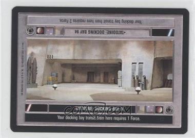 1995 Star Wars CCG: Premiere - [Base] - Unlimited White Border #_TADB - Tatooine: Docking Bay 94 (Dark)