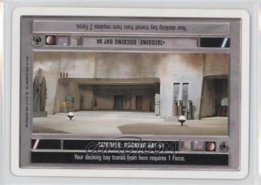 1995 Star Wars CCG: Premiere - [Base] - Unlimited White Border #_TADB - Tatooine: Docking Bay 94 (Dark)