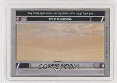 1995 Star Wars CCG: Premiere - [Base] - Unlimited White Border #_TADS - Tatooine: Dune Sea (Light)