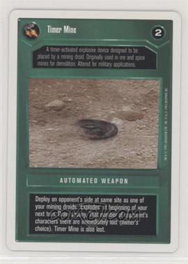 1995 Star Wars CCG: Premiere - [Base] - Unlimited White Border #_TIMI - Timer Mine (Dark)