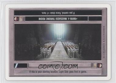 1995 Star Wars CCG: Premiere - [Base] - Unlimited White Border #_YAMT - Yavin 4: Massassi Throne Room
